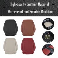 New Front Car Seat Cover PU Leather Cars Seat Cushion Pad Car Mat Universal Automobiles Accessories Auto Protector Seat Cha T4O1