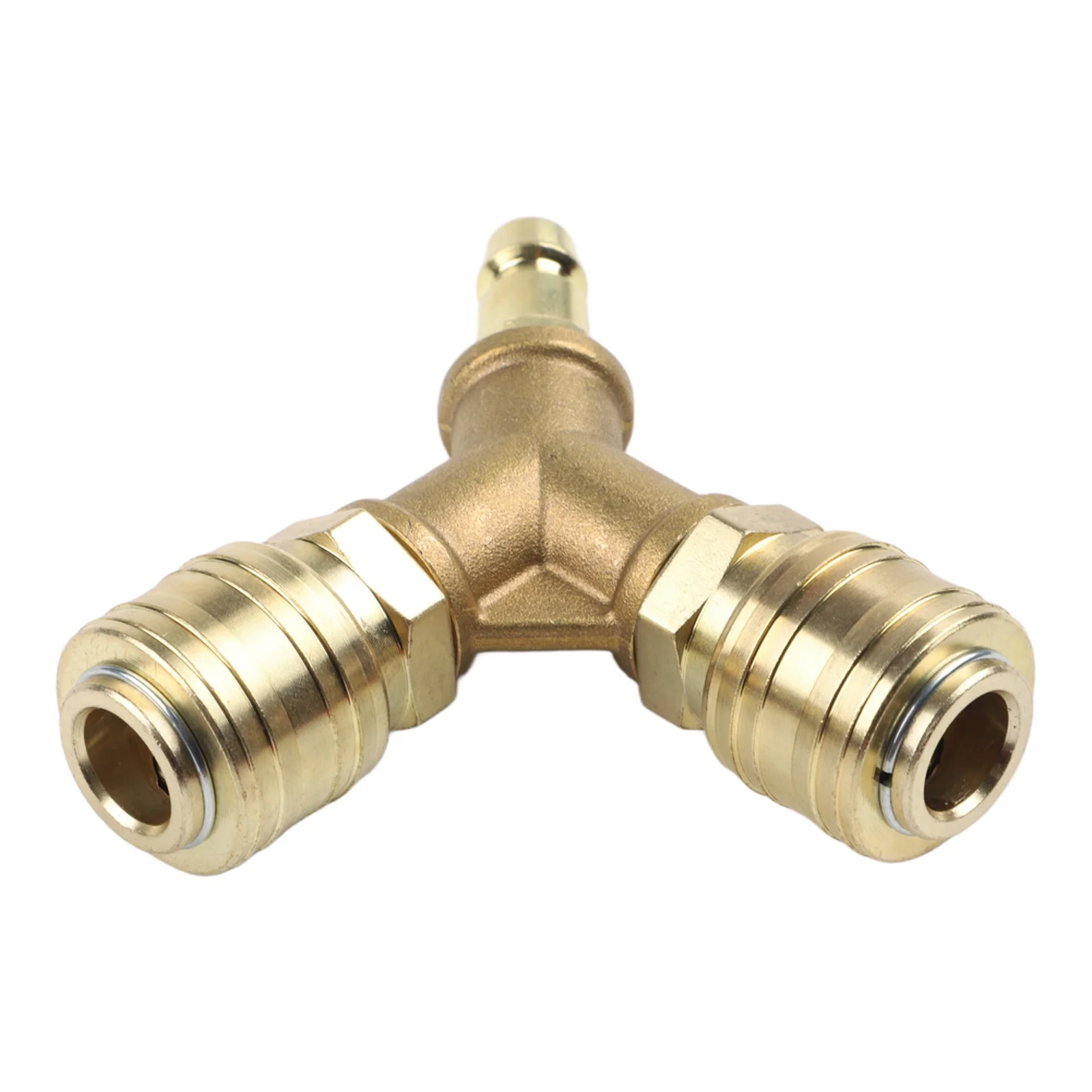 For Industrial Workshops 2-Way Air Connector Pneumatic Fitting Airtight Connections 2 Pneumatic Flexible Connectors