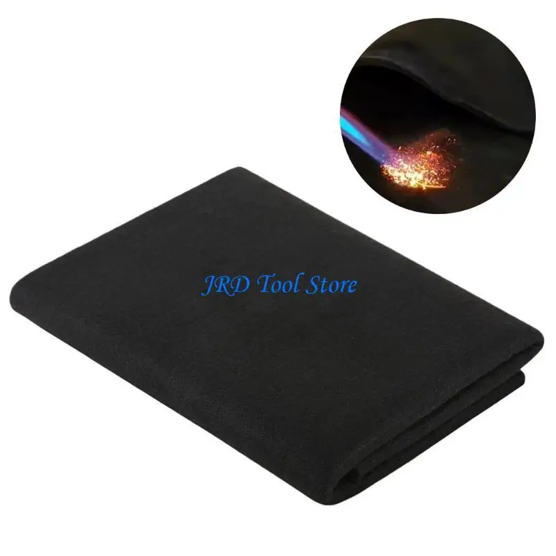 

A2UD Heavy Duty Welding Protective Blanket 100cmx100cm Heat Resistant Carbon Fiber Felt Suitable For Industrial And Home Use