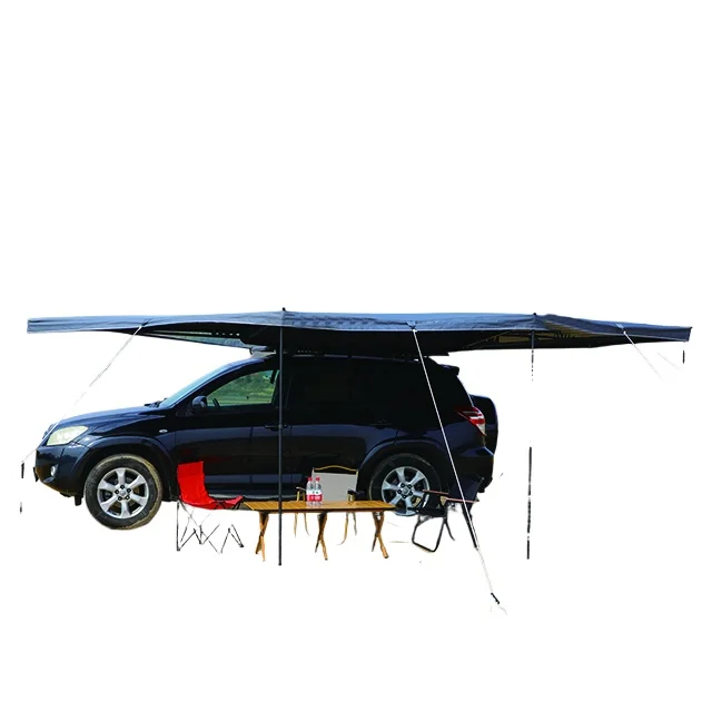 

2023 New Version 4WD Foxwing 270 Degree free standing Fan Car Rooftop Side Awning for Camping