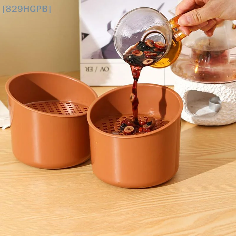 

Imitation Wood Tea Bucket Separator Infusor Elegant Chhai For Tea Tea Strainer Tea Maker Tea Filter Drinkware Supply Filter Tray