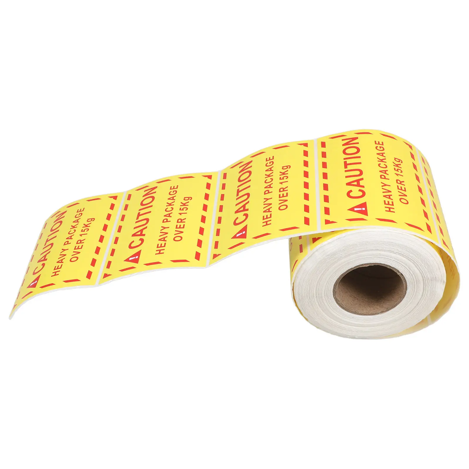 

Caution Heavy Package Labels Over 15 Kg Waterproof Durable Stickers High Adhesion Easy to Use for Shipping and Logistics