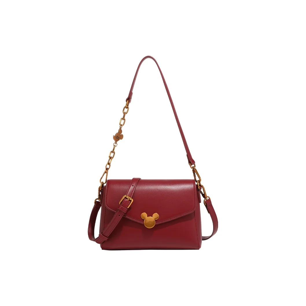 Disney Mickey Mouse Pu Shoulder Bag, Crossbody Bag Medium Women's Black Brown Walnut BMK-71891K