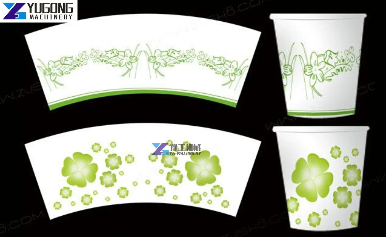 Hot SaleFast Speed Automatic Popular Paper Cup Fan Card Roll Die Cutting Machine Paper Cup Printing Die Cutting Machine Price