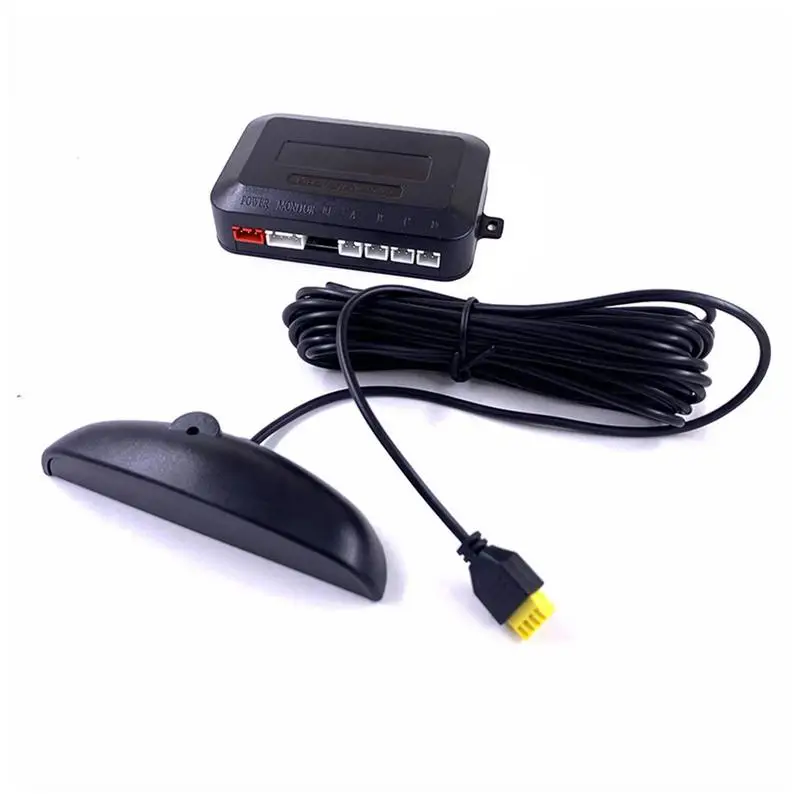 Universal Car Parking Sensor ABS Automotive 4 Sensor Reversing Radar Durable Crescent Buzzer Sound System For Car Parking Sensor