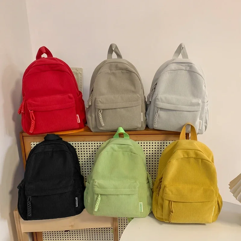 Sac à dos en nylon de style universitaire unisexe avec fermeture éclair, sac à dos multifonctionnel, décontracté, polyvalent, léger, solide, document, automne, nouveau, 2024