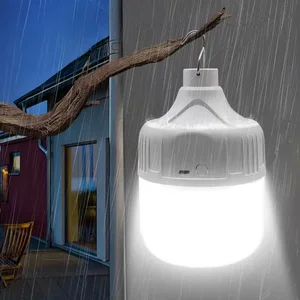 Super bright LED camp light rechargeable lantern outdoor lantern portable lantern with portable hook and 3 lighting modes 8 Main Sales Welding Tin 500g - №6