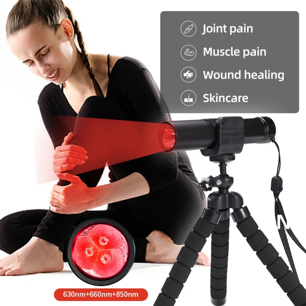 

Infrared Light 630 660 850nm 3-core Wavelength Deep Infrared Light Handheld Red Flashlight