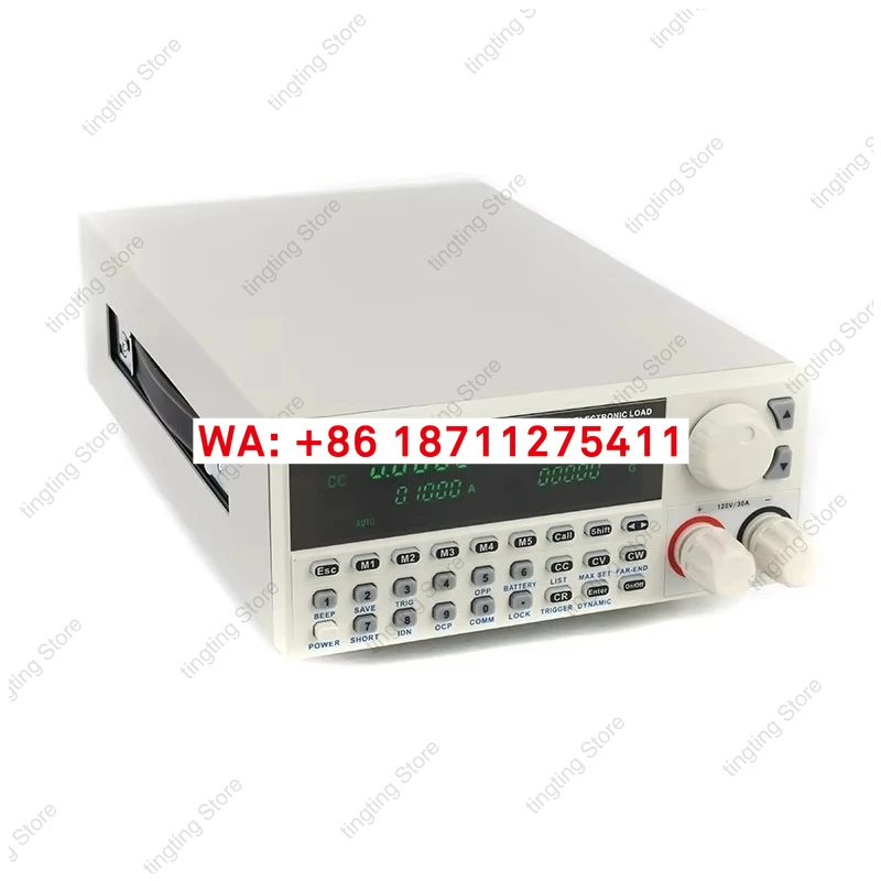 KEL103 102 programación Control Digital DC probador de carga electrónica 300W/150W 120V 30A RS232 conexión USB