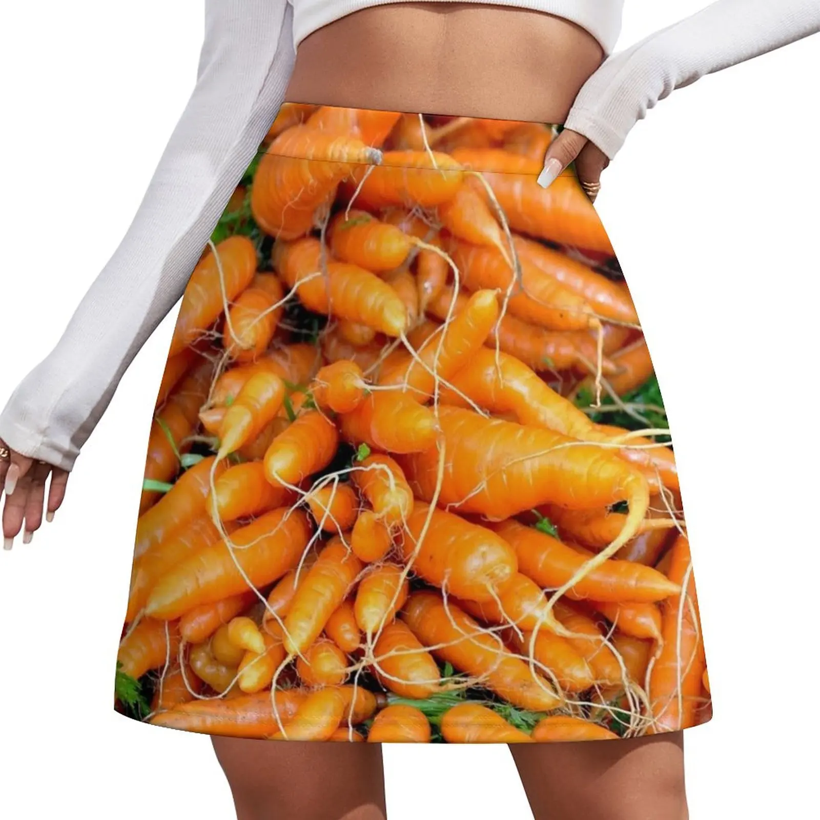 Little carrots Mini Skirt novelty in clothes women's clothing summer 2024 novelties