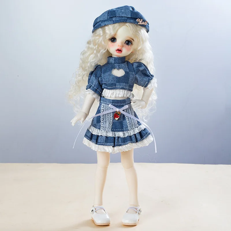 30 cm süße und süße Prinzessin Puppe DIY Dress Up Kleid Set für 1/6 BJD FR Blyth Lolita Prinzessin Kleid Spielhaus Spielzeug Zubehör