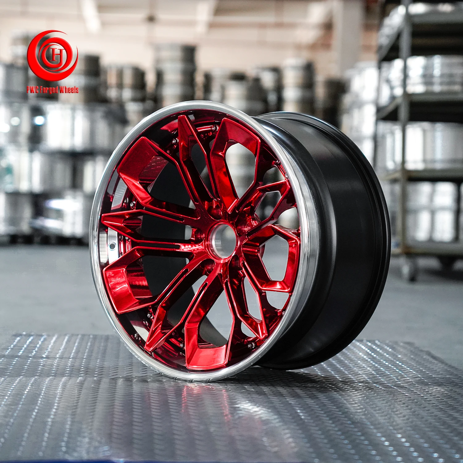 Custom Concave 3 Piece Forged Alloy Wheel Rims for luxury cars