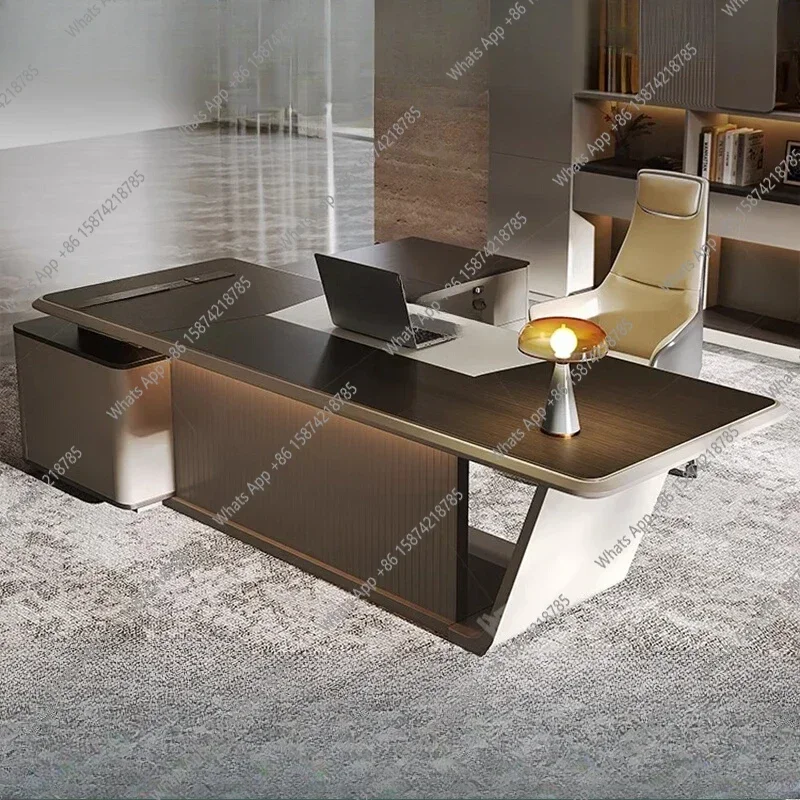 

J Эстетические современные офисные столы с ящиками L-образной формы, регулируемые дизайнерские электрические компьютерные столы, игровая домашняя мебель Escritorio