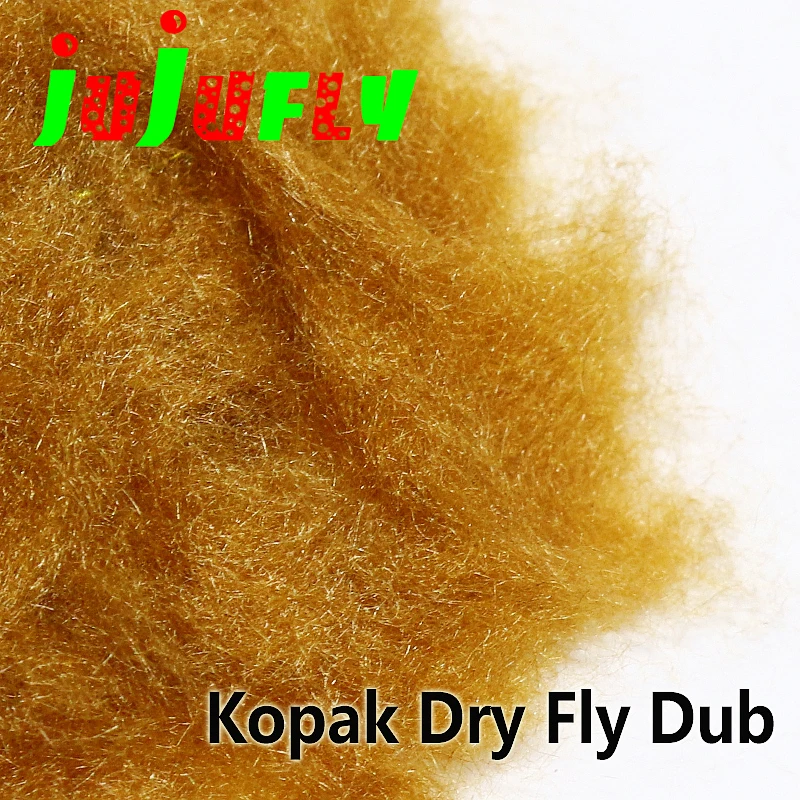 jujufly 2packs set ultrafine buoyant kapok fly tying dub quick-drying float hollow fiber for dry flies mayfly dispenser 10colors