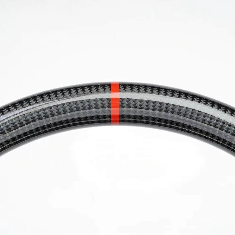 Customized Real Carbon Fiber Steering Wheel GLC63 SLC43 W205 Sport Upgrade DIY Replacement Modification Parts view 4
