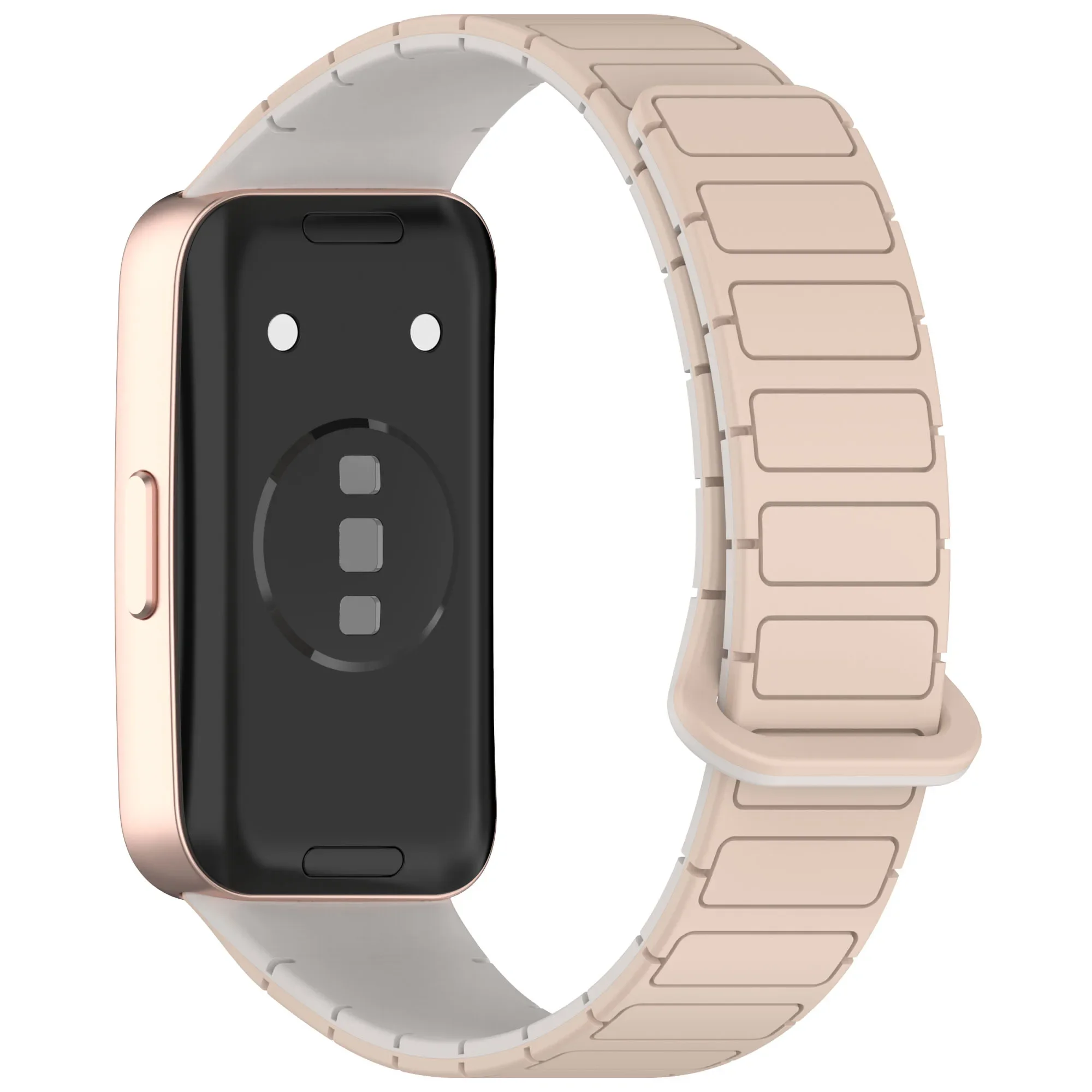 Cinturino sportivo in silicone ad anello magnetico per Huawei Band 10/9/8