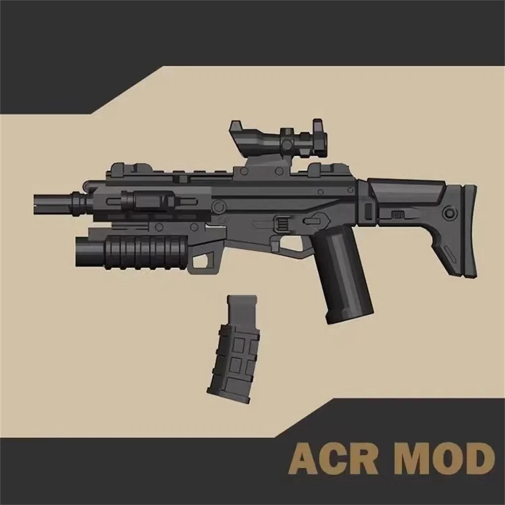 

Snail ArmyArms Doll Soldier About 3cm ACR Rifle Not Launch Equipment Gift Model Toy In Stock