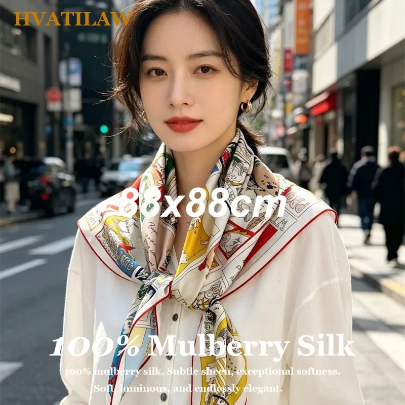 100-mulberry-silk-scarf-88cm-large-square-silk-twill-scarf-women-vintage-head-scarf-hijab-bandana-neckerchief-hand-rolled-hem