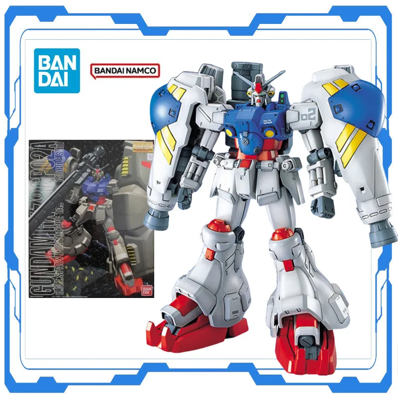

Bandai Gundam Genuine Assembly Model MG 1/100 Gundam RX-78 GP02A Original Kits Action Figure Toys Gift for Kid Decoration Model