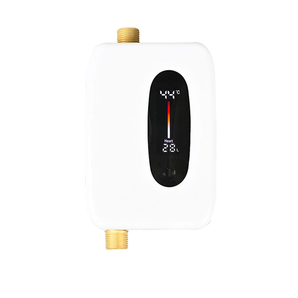 Electric Water Heater 3800W for Instant Heating Energy For Efficient Compact Design Suitable for Kitchen Bathroom Balcony