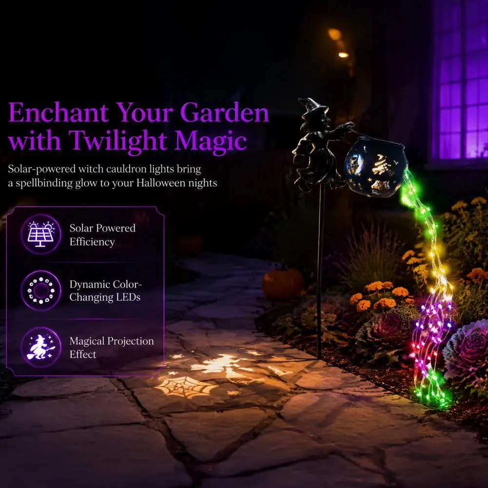 glowing-resin-cauldron-lamp-halloween-solar-witch-cauldron-garden-stake-light-flying-witch-projector-outdoor-decoration