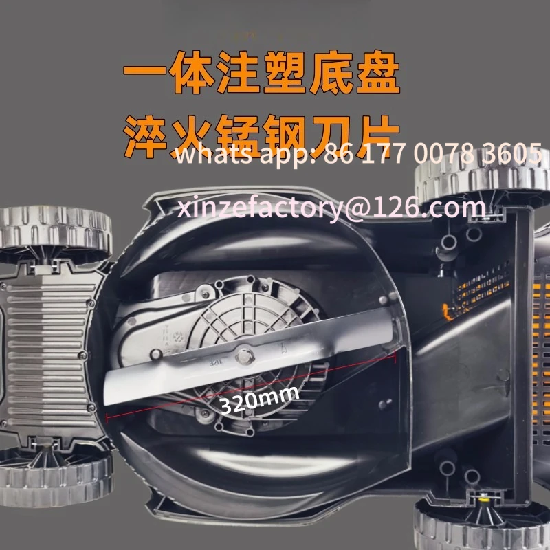 جزازة العشب الكهربائية القابلة للتخصيص 220 فولت عالية الطاقة اليد دفع جزازة العشب المنزلية #4