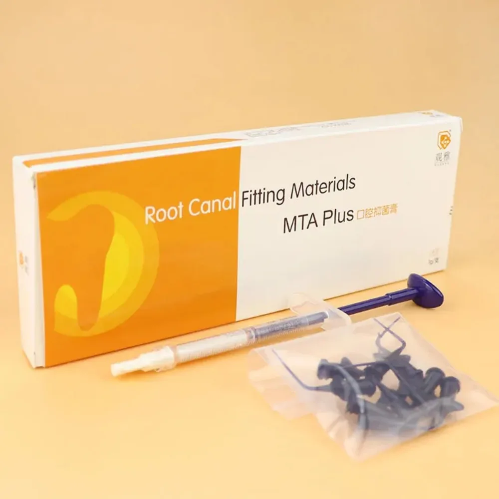 MTA Dental Material Root Canal Filling Fitting 1g Syinge Endodontic Sealing Liner Treatment Mta Plus Repair Cement Dentistry