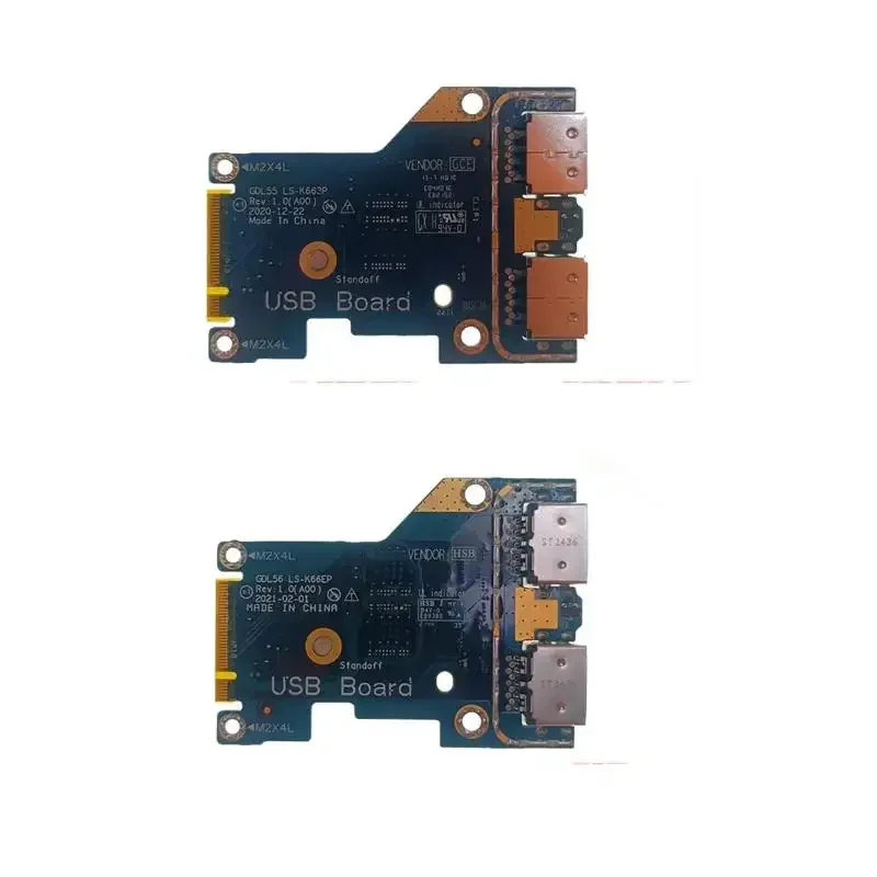 NIEUWE Echte LAPTOP Vervangen IO USB Board Voor Dell G15 5510 G15 5511 5515 (2021) GDL55 0PXVKJ PXVKJ GDL56 LS-K66EP 0RY7G0 RY7G0