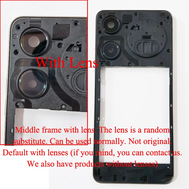 神器　デッキ　パーツ付き For ZTE Nubia Music Z2353 Back Battery Cover Middle Front Frame