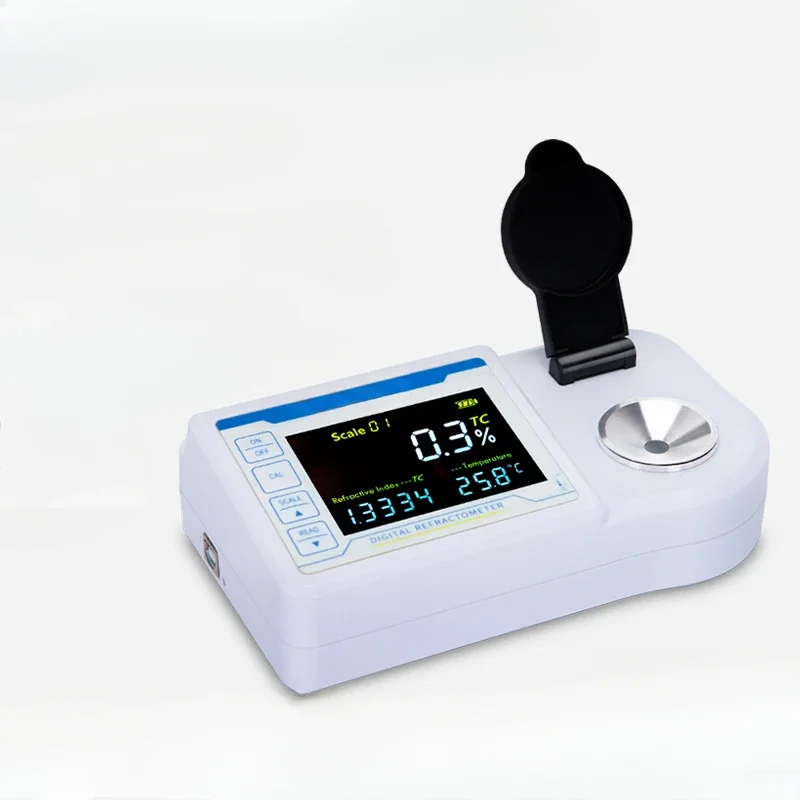 High-precision handheld refractometer, fruit sweetness tester, digital display saccharide meter, desktop sugar meter