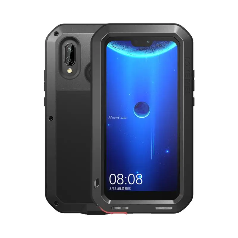 Shockproof Metal Phone Case For Huawei P20 Pro Lite P30 P40 P50 Pro Mate 40 30 20 Full Body Protective Outdoor Shock Armor Cover