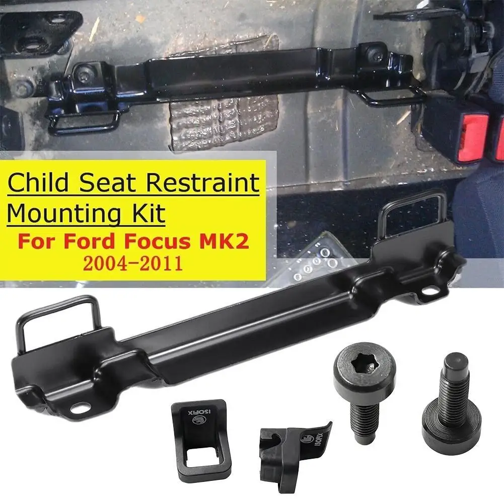 Child Safety Seat Fixing Connector Set For Ford Focus M K2 2005-2010 Automobile Parts