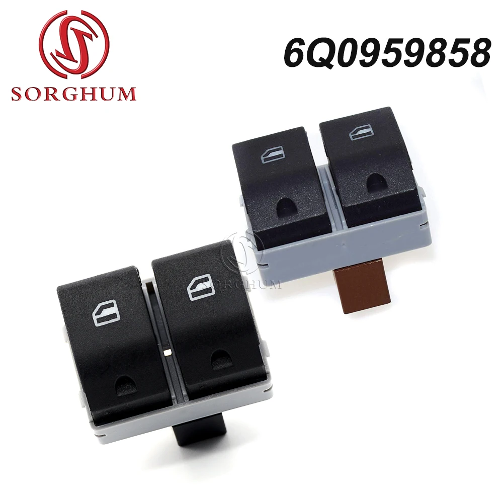 

SORGHUM Car Electric Window Mirror Panel Switch Control 6Q0959858 6Q0 959 858 For VW /Polo 9N /Seat /Ibiza /Cordoba 2002-2009