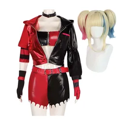 Anime Halloween Women Harley Cosplay Costume Or Wig