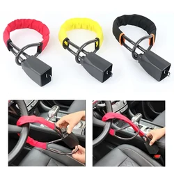 Car Steering Wheel Steel Lock Anti-theft Lock Security Device Easy Installation Fits Most Cars SUV Truck Auto Accessories