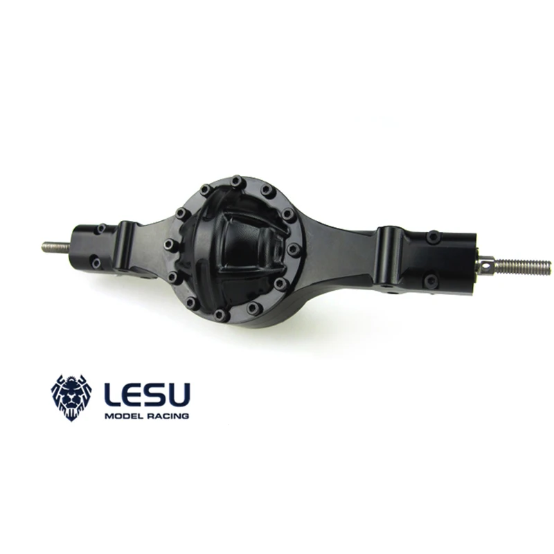 LESU Metal Differential Rear Axle for 1/14 TAMIYA RC Tractor Truck Scania Benz Remote Control Hydraulic Dumper Tipper Toys