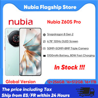 ZTE Nubia Z60S Pro 5G Smartphone Snapdragon 8 Gen 2 6.78 120Hz OLED Screen 80W Fast Charging 50MP Camera Android 14 Google Play Global Version