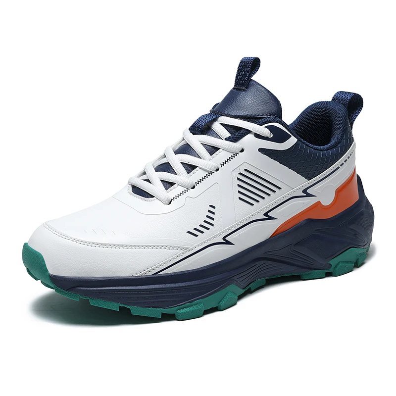 

Sports and leisure shoes, men's shoes, marathon oversized air cushioned shoes, fly woven all season rubber, wear-resistant, anti