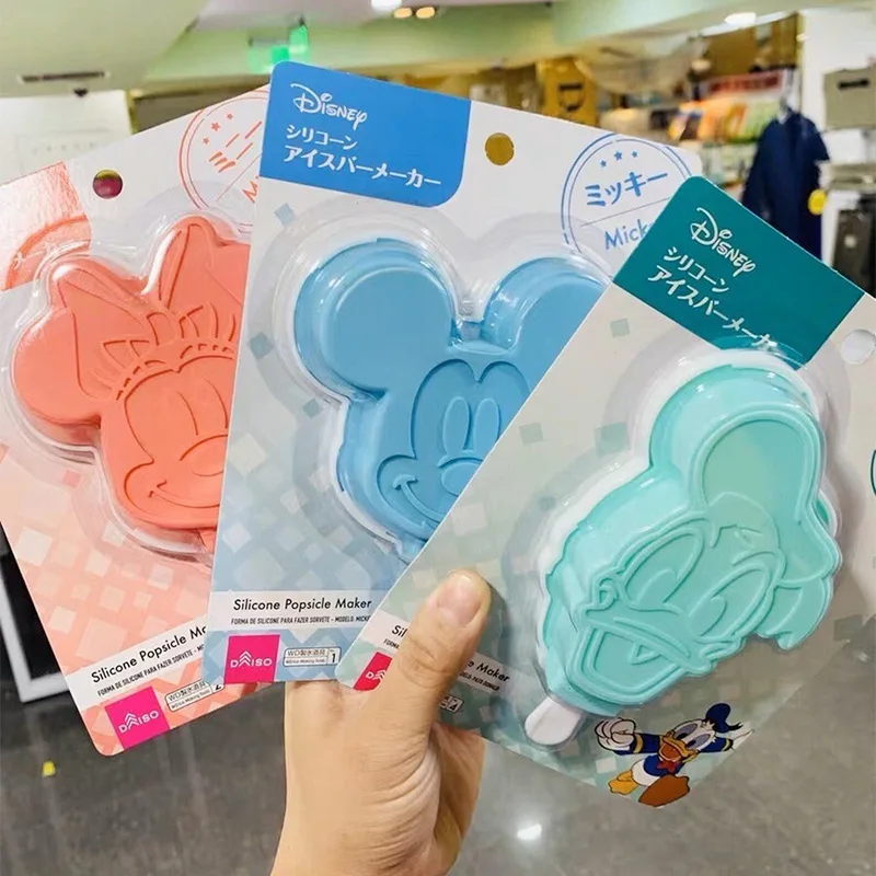 Disney Mickey Mouse Ice Cubes Mold Cute Cartoon Minnie Ice Tray Ice Cream Silica Gel Winnie The Pooh Gift