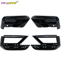 Car Fog Light Frame Accessories For VW Tiguan R-LINE 2017 2018 2019 Bumper Frame Trim Panel Lower Center Grille Frame