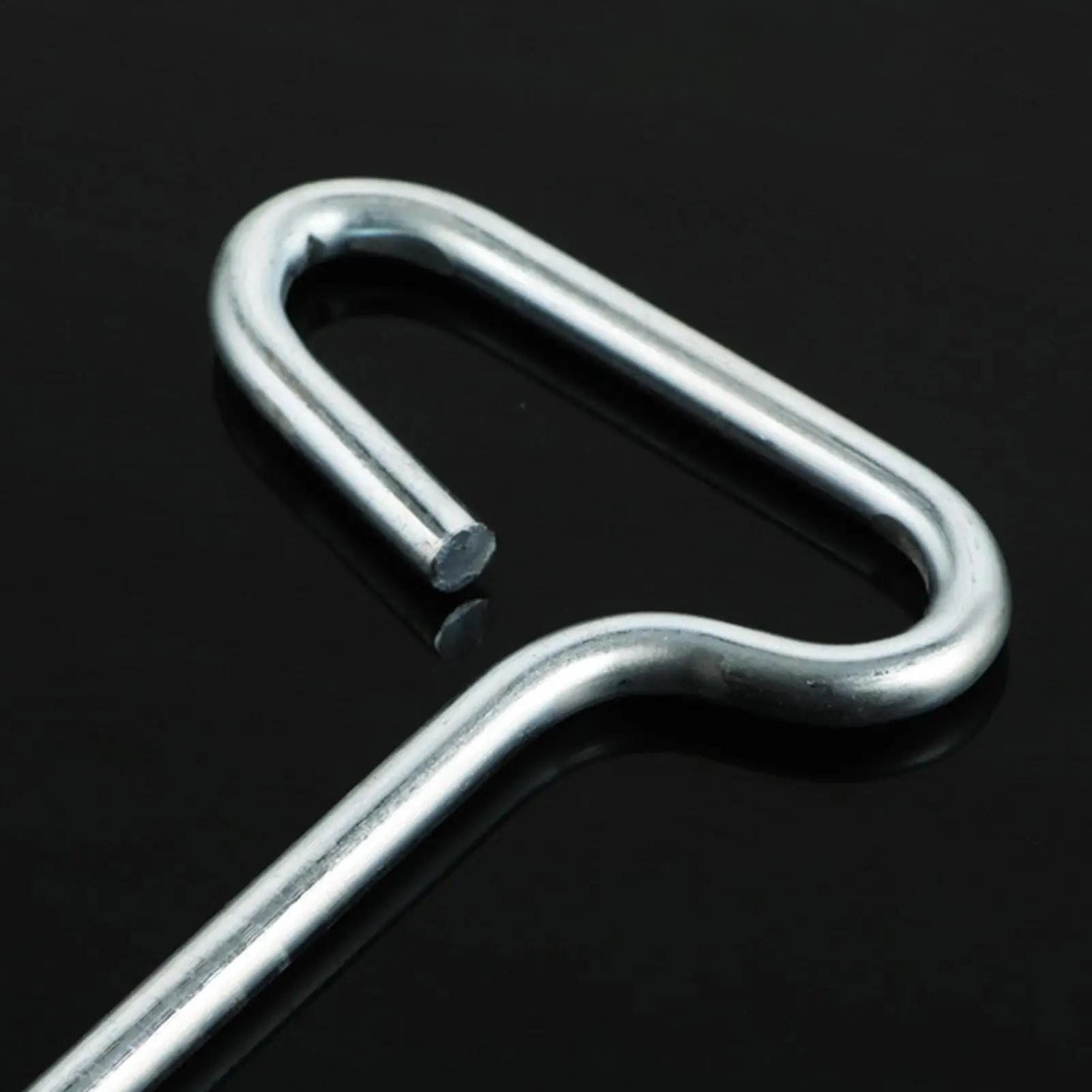 Taladro para tienda de pesca en hielo, barrena roscada de acero inoxidable para acampar al aire libre, herramienta de taladro para tienda de pesca de invierno para supervivencia y acampada