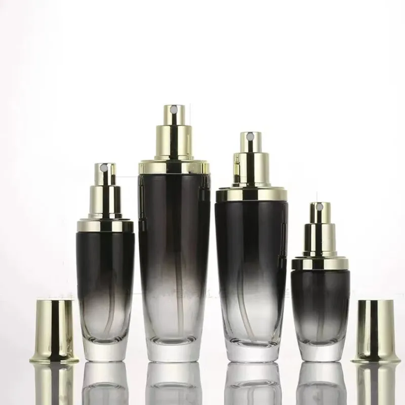 7 pçs/lote 20/50g Creme Frasco 30-120ml Loção Bomba Garrafa Perfume/Toner Spray Garrafa Imprensa de Vidro Recipiente Vazio Viagem