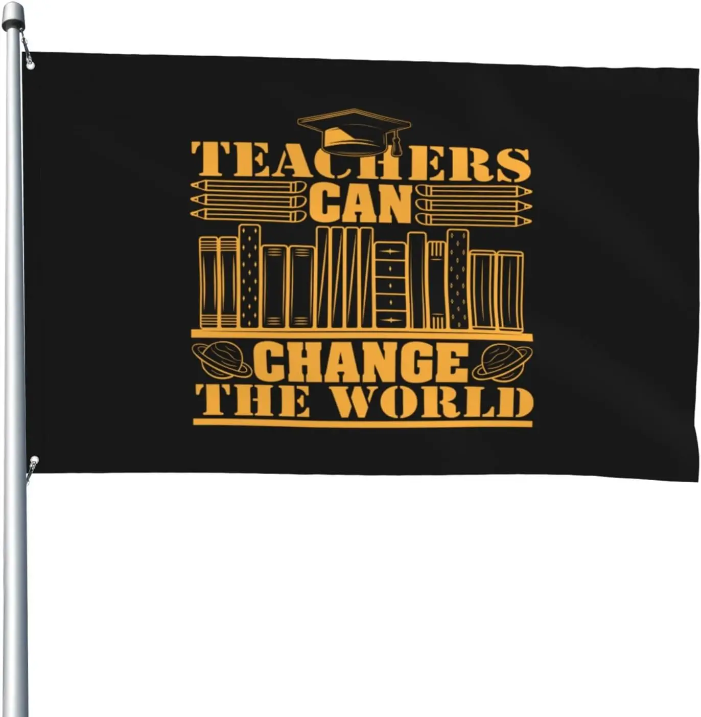 Flagicts 100% Polyester Teachers Can Change The World Happy Teachers Day Flags