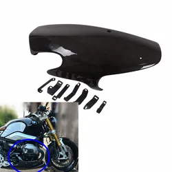Motorcycle Undercover Front Spoiler Bellypan Carbon Fiber Gloss for BMW R Ninet R Nine t R9t Lower Bottom Twill Gloss