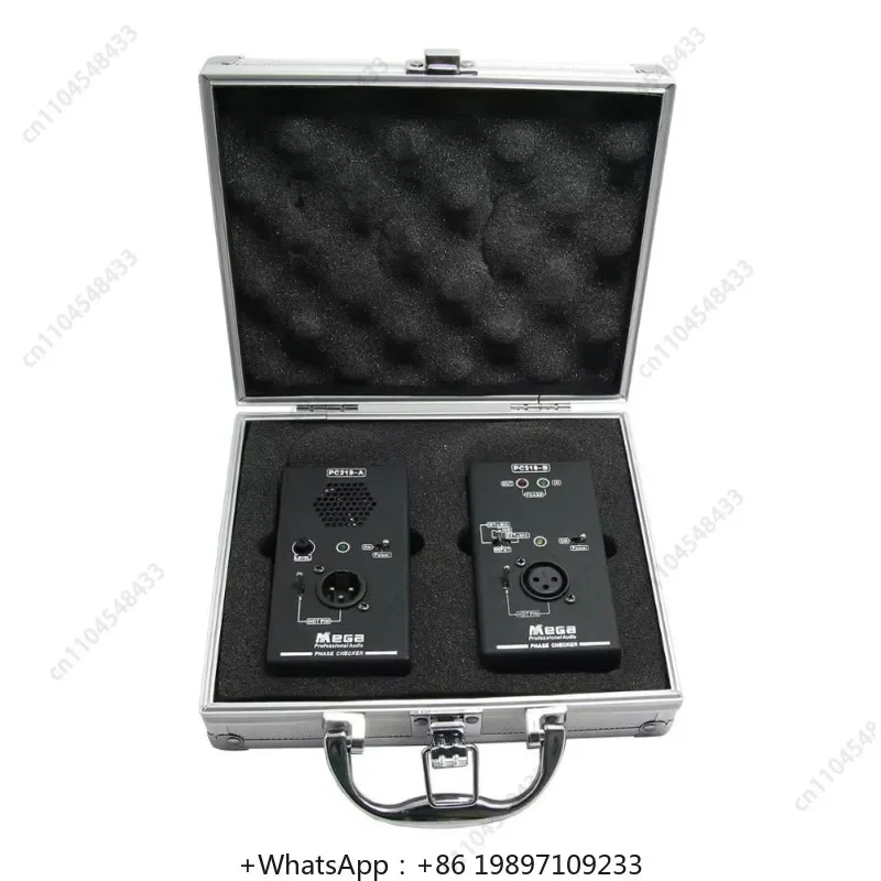 PC218 Phase Checker Detector Audio Speaker Microphone Sound Testing Polarity Tester