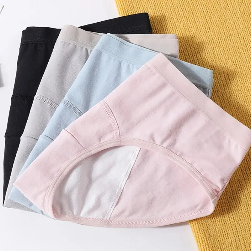 5Pcs Leak Proof Menstrual Panties Physiological Underwear Women Cotton Panties Lingerie Breathable Female Girl Briefs