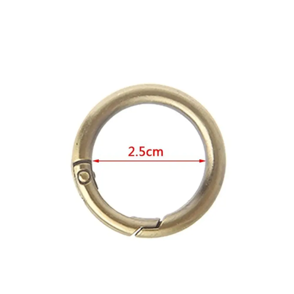 Durable DIY Bag Part Ring Handbag Purse Buckle Hook Spring Snap Keyring Hook