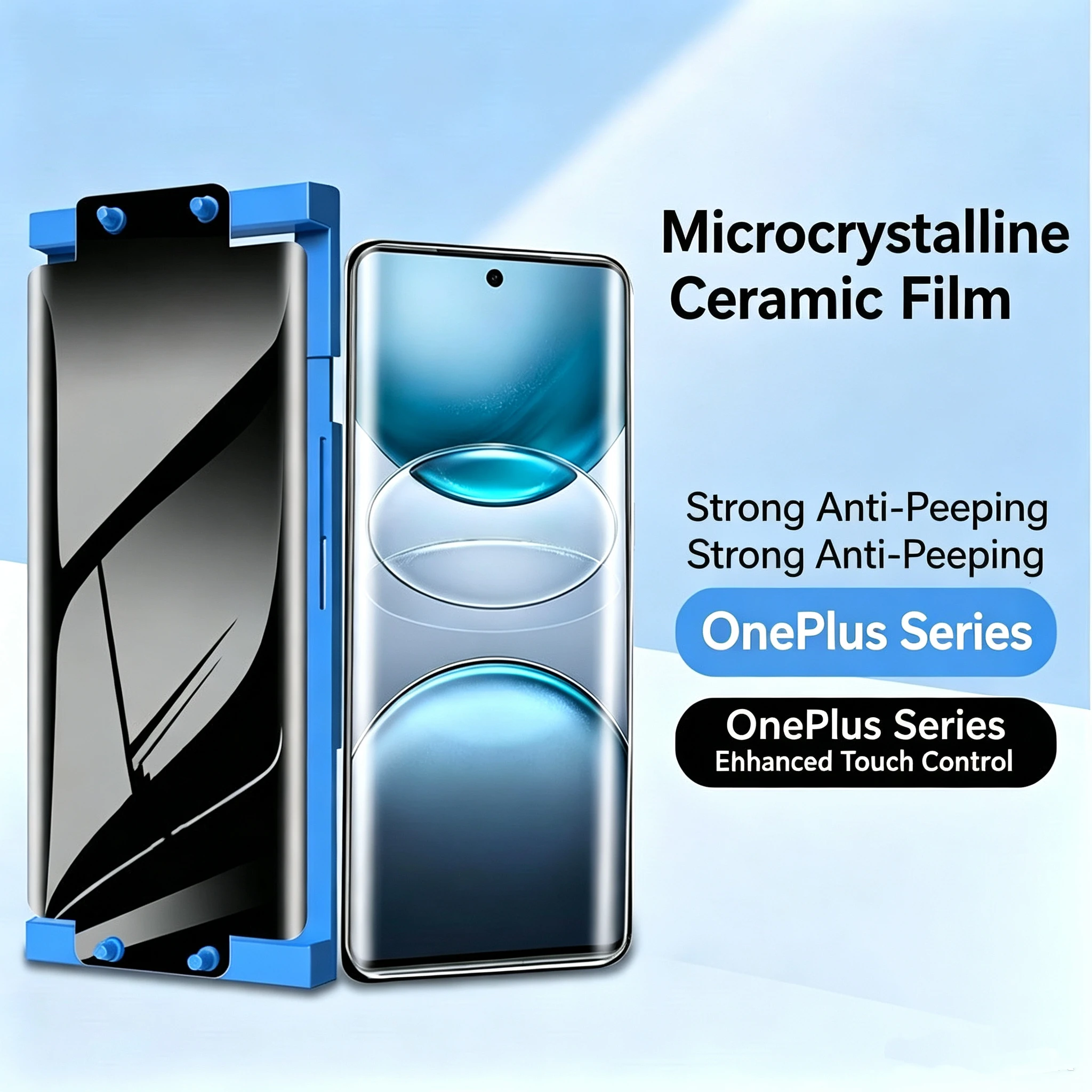 2-5 Pcs Ceramic Soft Film for OnePlus 15T 13 12R 11R 10 9 Pro 1+Ace 2 3 4 5 6 Pro Ultra Full Glue HD Clear Privacy Screen Film