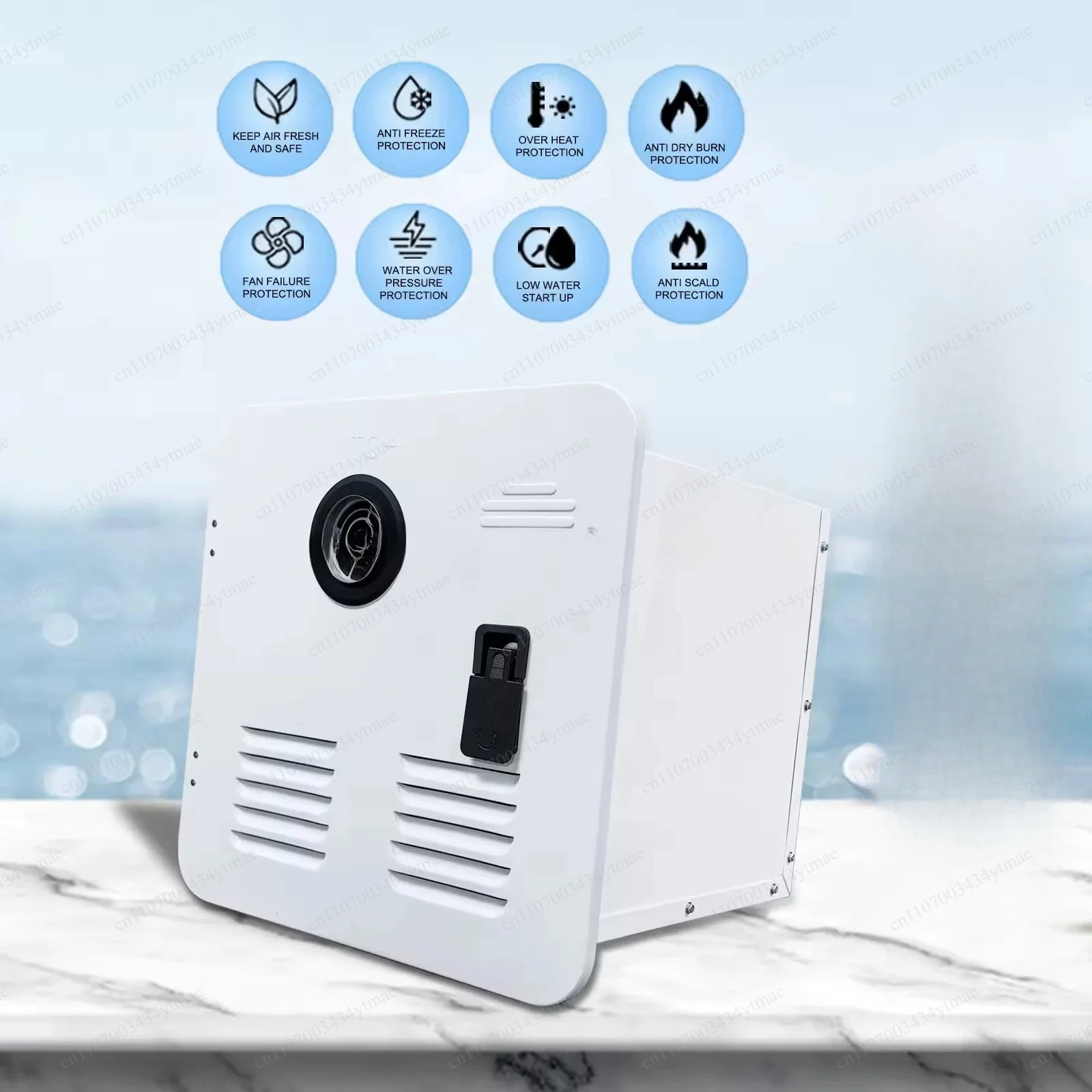 12V RV Instant Water Heater Tankless Propane Water Heater for Motorhome Universal Use