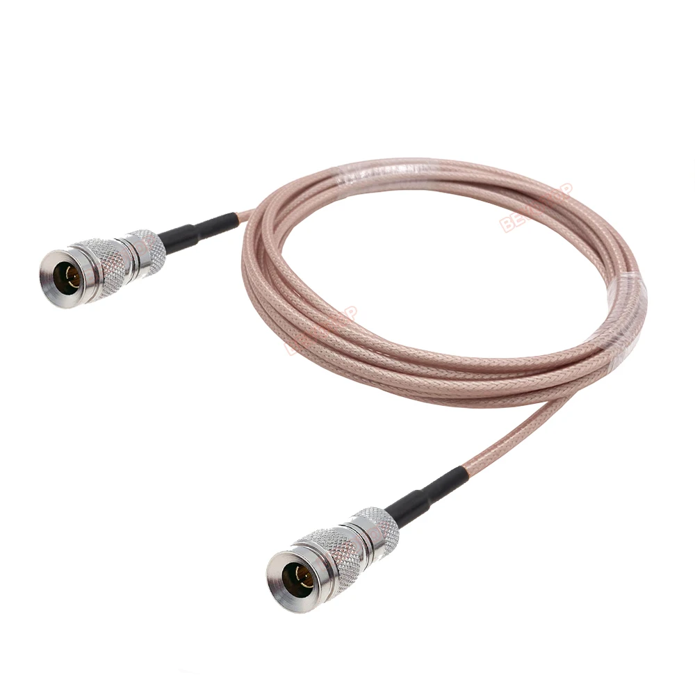 DIN 1.0/2.3 Mini BNC CC4 Male to CC4 Male Plug Connector 75 Ohm RG179 Cable Assembly RF Coaxial Pigtail Jumper HD SDI Cable